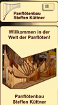 Mobile Screenshot of panfloeten-kuettner.de
