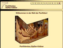 Tablet Screenshot of panfloeten-kuettner.de